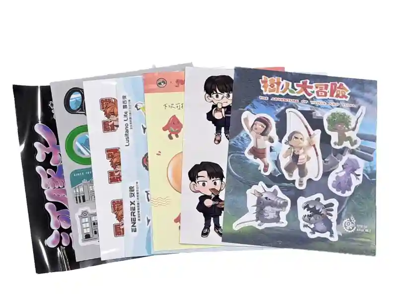 kus gesneden stickervel